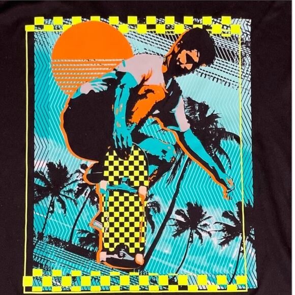 Athletic Works Boy Size S 6 - 7 T Shirt Kids Skateboarding Graphic Skateboard - Picture 6 of 9